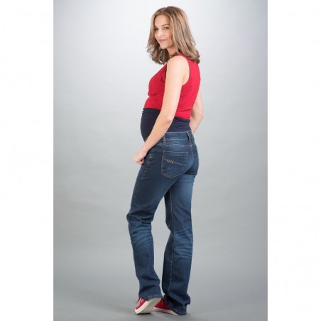 Brooklyn Jeans Navy Jeansy ciążowe