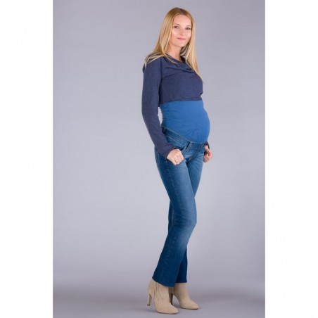 Venezia Jeans Blue Jeansy ciążowe
