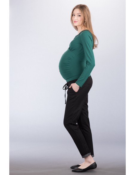 Madelyn black Spodnie ciążowe