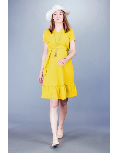 Arabella yellow Sukienki ciążowe