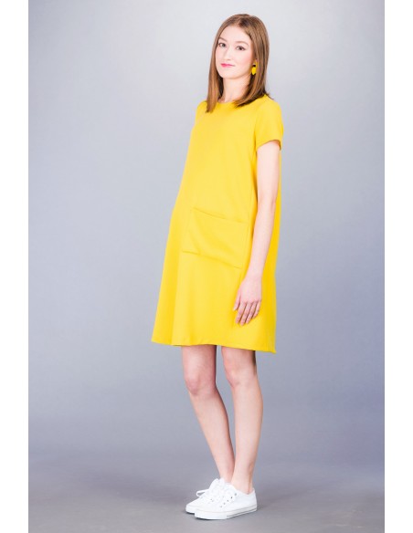 Ella yellow Sukienki ciążowe